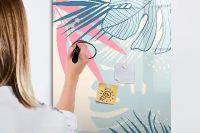 Magnetická kresliaca tabuľa v pastelových listoch