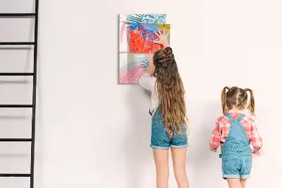 Magnetická kresliaca tabuľa v pastelových listoch