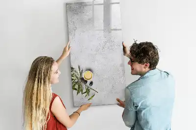 Magnetická tabuľa na kreslenie betón a olivy
