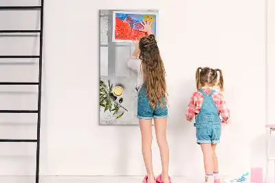 Magnetická tabuľa na kreslenie betón a olivy