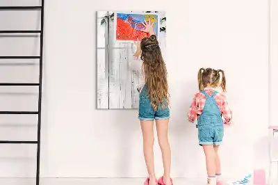 Magnetická tabuľa na kreslenie drevená