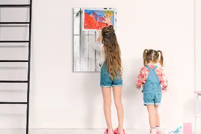 Magnetická tabuľa na kreslenie drevená