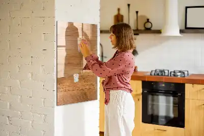 Magnetická tabuľa na kreslenie drevené panely