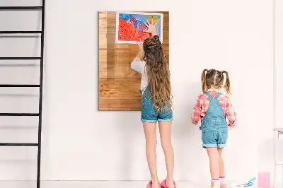 Magnetická tabuľa na kreslenie drevené panely