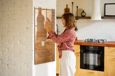 Magnetická tabuľa na kreslenie drevené panely