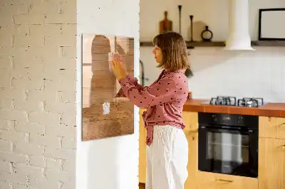Magnetická tabuľa na kreslenie drevené panely