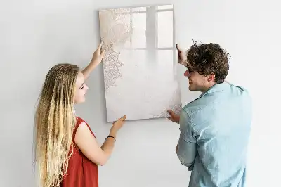 Magnetická tabuľa na kreslenie motív mandaly