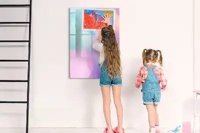 Magnetická tabuľa na kreslenie pastelové perá