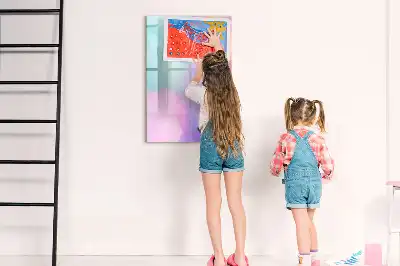 Magnetická tabuľa na kreslenie pastelové perá
