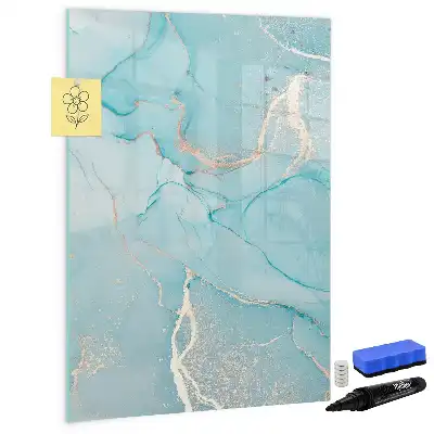 Magnetická kresliaca tabuľa dekoratívny mramorový dizajn