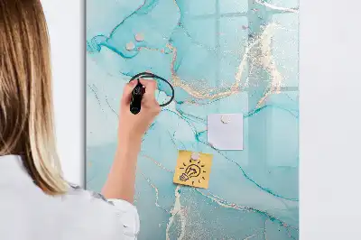 Magnetická kresliaca tabuľa dekoratívny mramorový dizajn