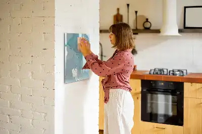 Magnetická kresliaca tabuľa dekoratívny mramorový dizajn