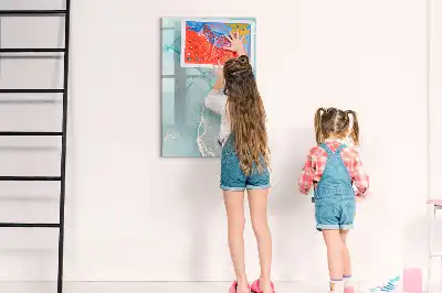 Magnetická kresliaca tabuľa dekoratívny mramorový dizajn