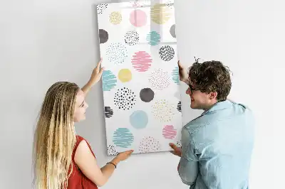 Magnetická tabuľa na kreslenie farebné kolieska