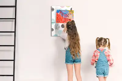 Magnetická tabuľa na kreslenie farebné kolieska