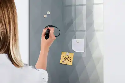 Magnetická kresliaca tabuľa so vzorom sivej abstraktnej vlny