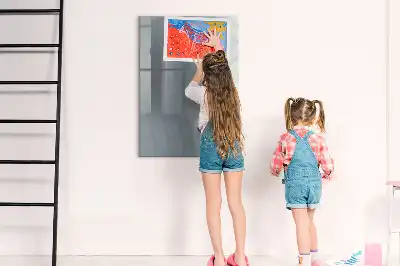 Magnetická kresliaca tabuľa so vzorom sivej abstraktnej vlny