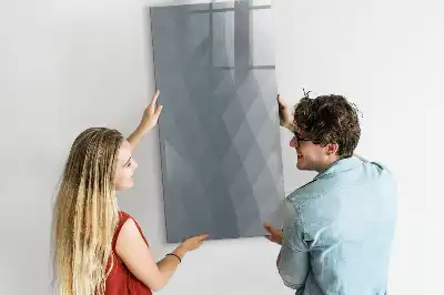 Magnetická kresliaca tabuľa so vzorom sivej abstraktnej vlny