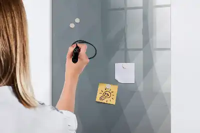 Magnetická kresliaca tabuľa so vzorom sivej abstraktnej vlny