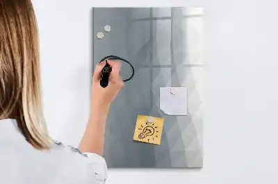 Magnetická kresliaca tabuľa so vzorom sivej abstraktnej vlny