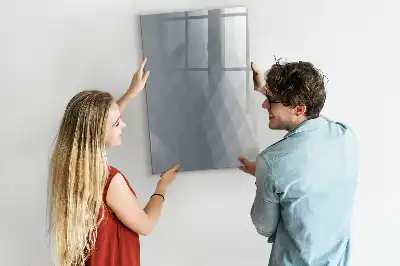 Magnetická kresliaca tabuľa so vzorom sivej abstraktnej vlny