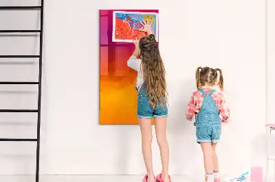 Magnetická tabuľa na kreslenie gradientný východ slnka