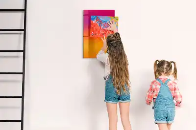 Magnetická tabuľa na kreslenie gradientný východ slnka