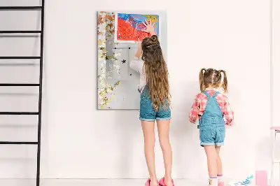 Magnetická tabuľa na kreslenie hviezdy