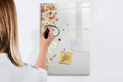 Magnetická tabuľa na kreslenie hviezdy
