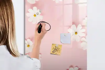 Magnetická kresliaca tabuľa motív kvety