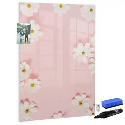Magnetická kresliaca tabuľa motív kvety