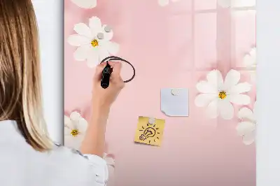 Magnetická kresliaca tabuľa motív kvety