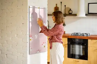 Magnetická kresliaca tabuľa motív kvety