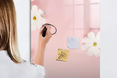 Magnetická kresliaca tabuľa motív kvety