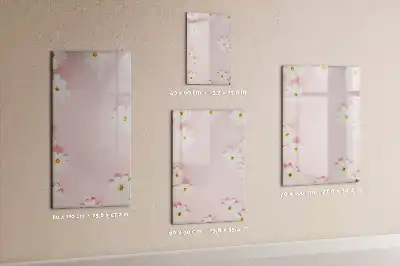 Magnetická kresliaca tabuľa motív kvety