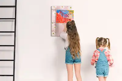 Magnetická kresliaca tabuľa motív kvety