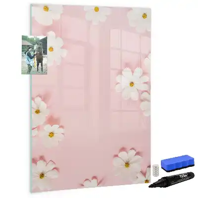 Magnetická kresliaca tabuľa motív kvety