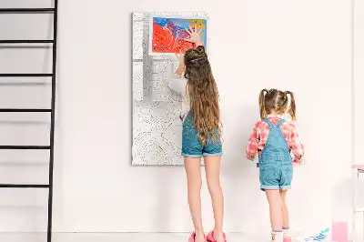 Magnetická tabuľa na kreslenie abstraktné línie