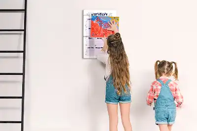 Magnetická tabuľa na kreslenie miesto narodenia