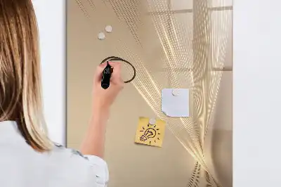 Magnetická kresliaca tabuľa v dizajne abstraktného svetla
