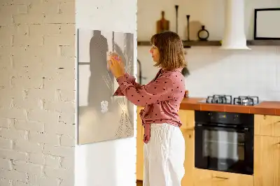 Magnetická kresliaca tabuľa v dizajne abstraktného svetla