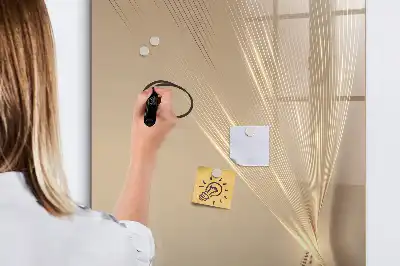 Magnetická kresliaca tabuľa v dizajne abstraktného svetla