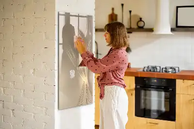 Magnetická kresliaca tabuľa v dizajne abstraktného svetla