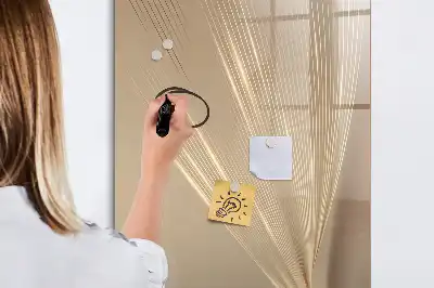 Magnetická kresliaca tabuľa v dizajne abstraktného svetla