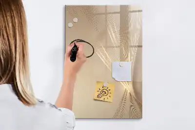 Magnetická kresliaca tabuľa v dizajne abstraktného svetla