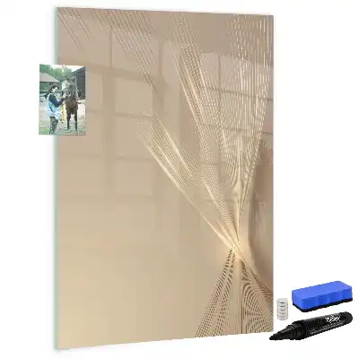 Magnetická kresliaca tabuľa v dizajne abstraktného svetla