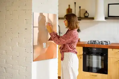 Magnetická tabuľa na kreslenie motív abstrakcia trojuholníkov