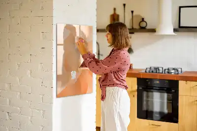 Magnetická tabuľa na kreslenie motív abstrakcia trojuholníkov