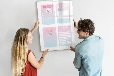 Magnetická kresliaca tabuľa s motívom jednorožca