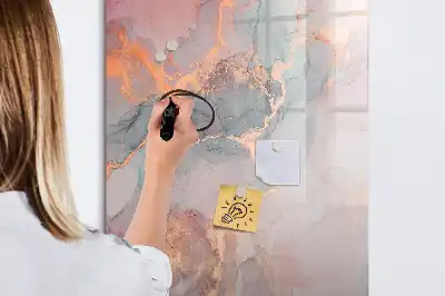 Magnetická tabuľa na kreslenie mramor